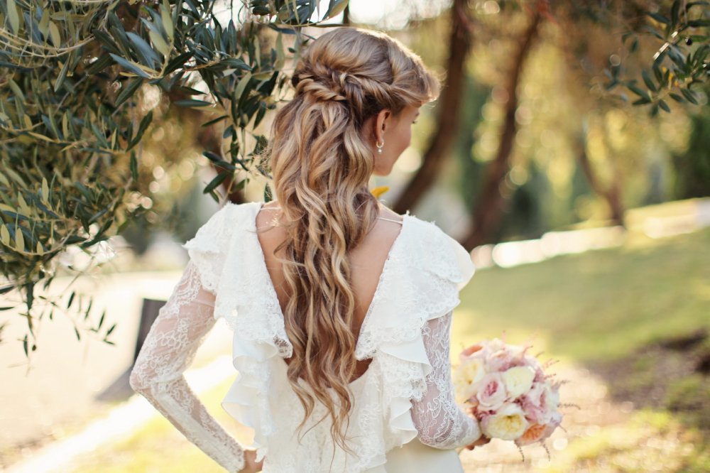 soft bridal hairstyle